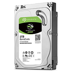 Seagate Technology SEAGATE - Disque dur Interne HDD - BarraCuda - 2To - 7 200 tr/min - 3.5 ST2000DM008 pas cher