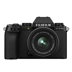 Appareil photo hybride Fujifilm X S10 noir + XC 15 45mm f 3,5 5,6 OIS PZ