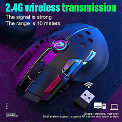 Avis Universal Souris sans fil 2,4 GHz de connexion câblée de type C souris RVB 12000dpi LED de souris de souris RGB