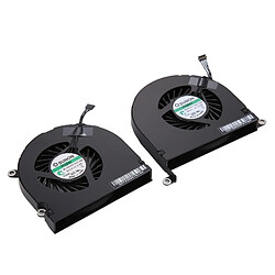 Avis Wewoo Pour Macbook Pro 17 pouces A1297 2009 - 2011 Ventilateurs de Refroidissement Gauche + Droite 1 Paire pièce détachée