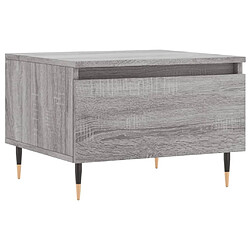 Maison Chic Lot de 2 Tables basses,Table Console pour salon sonoma gris 50x46x35 cm bois d'ingénierie -MN98314 pas cher