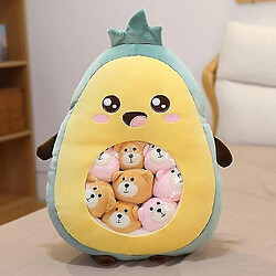 Universal 40 cm mignon peluche avocat jouet oreiller fruit enfant jouet kawaii cadeau anniversaire peluche oreiller