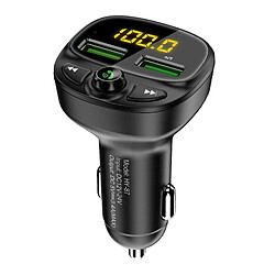 Chargeur De Voiture USB Bluetooth V5.0 Transmetteur FM QC3