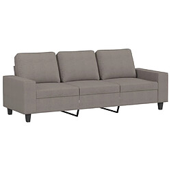 Acheter Maison Chic Ensemble de canapés 3 pcs, Canapé droit Sofa pour Salon taupe tissu -GKD150178