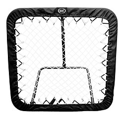 AXI Rebounder Pro88 | Filet de Rebond Football Noir - 88x88cm | Rebondisseur de Foot Réglable | Kickback - Multisport | Filet en PP Résistant de 4 mm d'épaisseur avec élastique | A partir de 2 ans