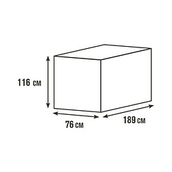 Housse de protection pour Barbecue Bi Energy - BRASERO - Protection Barbecues, imperméable - 189 x 76 x 116