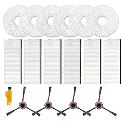 Pièces de rechange pour Ecovacs DEEBOT N9 N9 +, brosse latérale pour Robot autonettoyant, filtre Hepa, accessoires de rechange pour chiffon de vadrouille