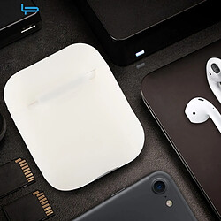 Wewoo Etui Casque / Ecouteurs Transparent pour Apple AirPods Portable Sans Fil Bluetooth Écouteur Silicone Boîte de Protection iPhone Anti perte Dropproof Sac de Rangement n'est pas Inclus pas cher