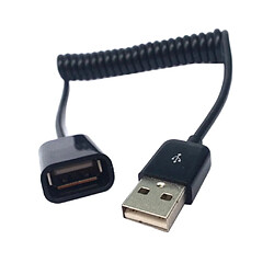 Acheter Câble Mâle USB Vers USB Femelle 2.0 Type A Câble Rétractable à Ressort D'extension 1M