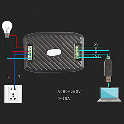 ac 10a tension courant énergie hz facteur de puissance rs485 module modbus