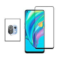 PHONECARE Kit Film Caméra Arrière + Film de Verre Trempé 5D Full Cover pour Xiaomi Mi 11 Lite 5G NE