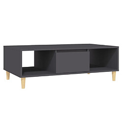 Maison Chic Tabls basse,Table Console pour salon Gris 103,5x60x35 cm Aggloméré -MN48239