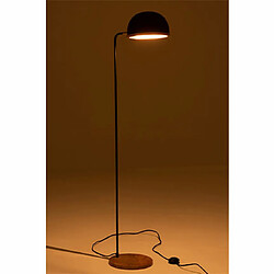 Acheter Mes Lampadaire 26x26x130 cm en métal noir et bois naturel