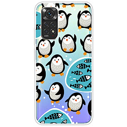 Coque en TPU anti-rayures Pingouins pour votre Xiaomi Redmi Note 11S 4G/Redmi Note 11 4G (Qualcomm)