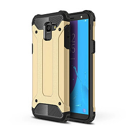 Wewoo Coque renforcée or pour Galaxy J6 2018 version EU Boîtier combiné TPU + PC robuste