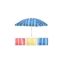 BigBuy Outdoor Parapluie de plage A rayures Ø 180 cm