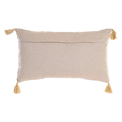 Avis Coussin DKD Home Decor Beige Polyester Coton Aluminium (60 x 15 x 35 cm)