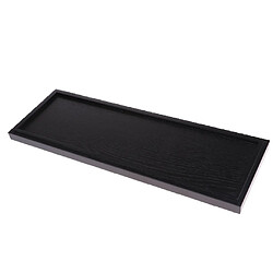 rectangle plateau en bois modèle présentoir base sable table plate-forme noir