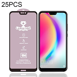 Wewoo Film de verre trempé Pour Huawei nova 3e 25 PCS 9H HD haute teneur en alumine plein écran