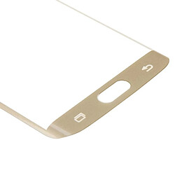 Wewoo Verre trempé or pour Samsung Galaxy S6 Edge 0.2mm 9 H Surface Dureté 3D Courbée Plein Écran Anti-Explosion Film pas cher