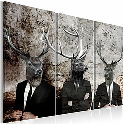 Paris Prix Tableau Imprimé Deer in Suits I 60 x 90 cm