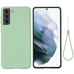 Coque en silicone avec dragonne vert pour votre Samsung Galaxy S22