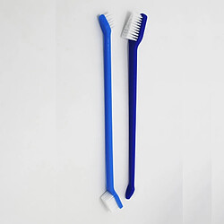 Avis Wewoo Brosse à dents pour animaux de compagnie efficace soins buccaux20 chatschien chatPCS Spécifications Manche bleue + poils moyens bleu