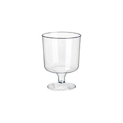 STARPAK Verre à vin rouge en plastique, 0,2 l, transparent ()