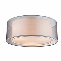 Globo Lighting Éclairage plafonnier luminaire plafond éclairage nickel mat salle de séjour