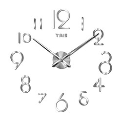 Acheter Horloge murale bricolage 3D, horloge décorative moderne de chiffres sans cadre autocollants