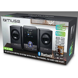 Acheter Micro-chaîne 30w noir avec bluetooth - m50dbt - MUSE