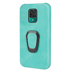 Coque en TPU + PU avec béquille Matcha vert pour votre Xiaomi Redmi Note 9 Pro/Redmi Note 9 Pro Max/Redmi Note 9S