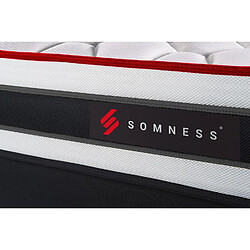 Somness Matelas ENERGY ressorts ensachés et mémoire de forme 90x190