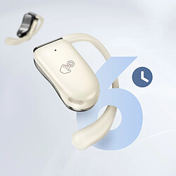 Acheter Hoco Hoko Écouteurs Sans Fil Open Ear avec Étui de chargement Zippé Autonomie 6H Beige