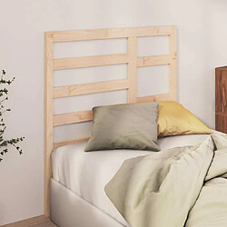 Maison Chic Tête de lit scandinave,Meuble de chambre 106x4x104 cm bois massif de pin -MN38677