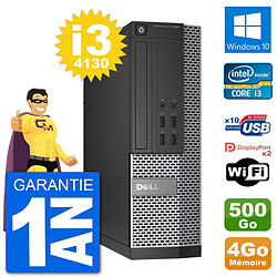 PC Dell OptiPlex 7020 SFF Intel i3-4130 RAM 4Go Disque Dur 500Go Windows 10 Wifi - Occasion