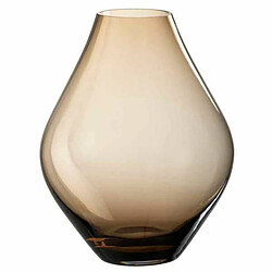 Paris Prix Vase Design en Verre Abby 28cm Ambre Marron