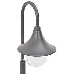 Acheter vidaXL Lampadaire de jardin E27 120 cm Aluminium Bronze