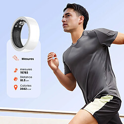 Acheter Riversong Bague Connectée Suivi de Santé et Tracker d'Activité Étanche IP68 3.8g Blanc