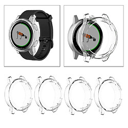 Acheter Étui De Protection En TPU Pour Montre Intelligente De 42 Mm Anti-collision Pour Garmin ActiveS 4 Blanc