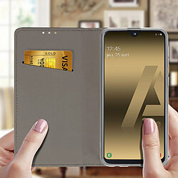 Avis Avizar Étui Galaxy A20e Housse Portefeuille Porte-carte Support Vidéo - Noir