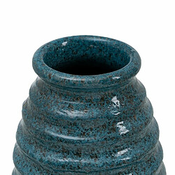 Avis BigBuy Home Vase Bleu Céramique 16 x 16 x 40 cm