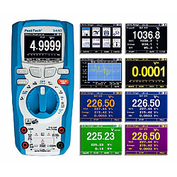 graphique True RMS Multimètre professionnel avec 50 000 points, affichage TFT ? graphique ? Trend Capture avec enregistreur de données et interface Bluetooth 4.0 (Windows PC, Android, iOS)