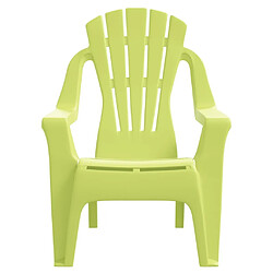 Acheter Maison Chic Lot de 2 Chaises de jardin,Fauteuil d'extérieur pour enfants vert 37x34x44 cm PP -MN70394