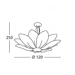 Acheter Luminaire Center Suspension design FIORE 7 ampoules