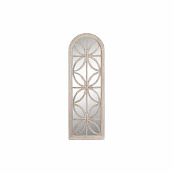 Miroir mural DKD Home Decor Verre Blanc Bois MDF Décapé (60 x 2,5 x 180 cm)