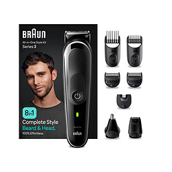 Tondeuse multifonction rechargeable noir - MGK3440 - BRAUN