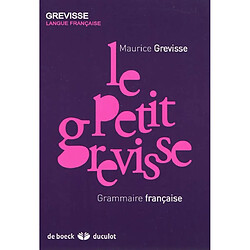 Le petit Grevisse : grammaire française