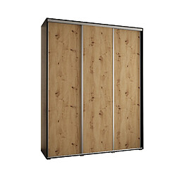 Abiks Meble Armoire DAVOS 1 À Portes Coulissantes 235,2/190/60 3 Portes