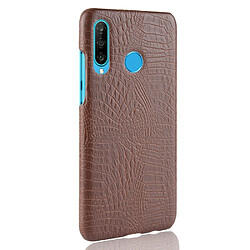 Avis Wewoo Coque PC antichoc texture crocodile + PU pour Huawei nova 4e marron